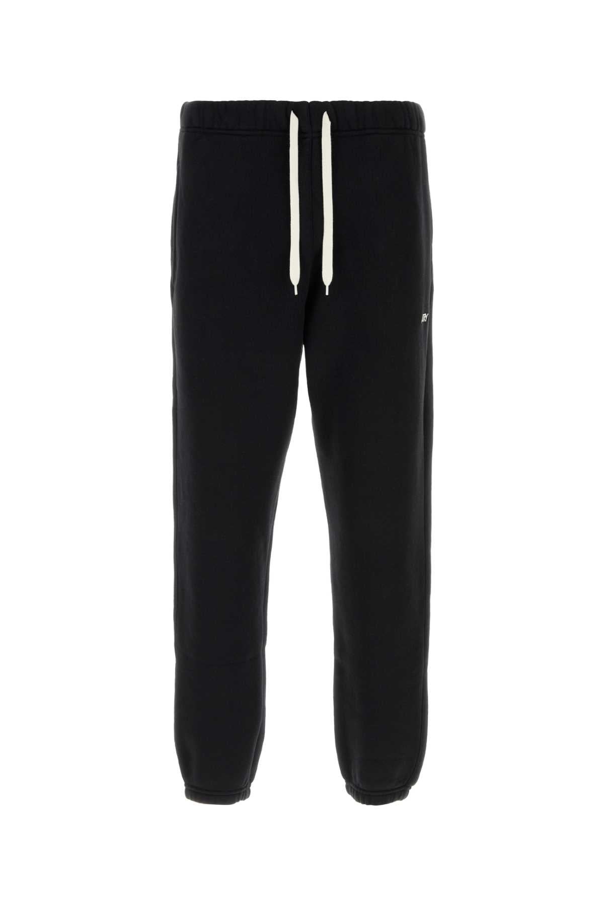 Autry Cotton Joggers — Black