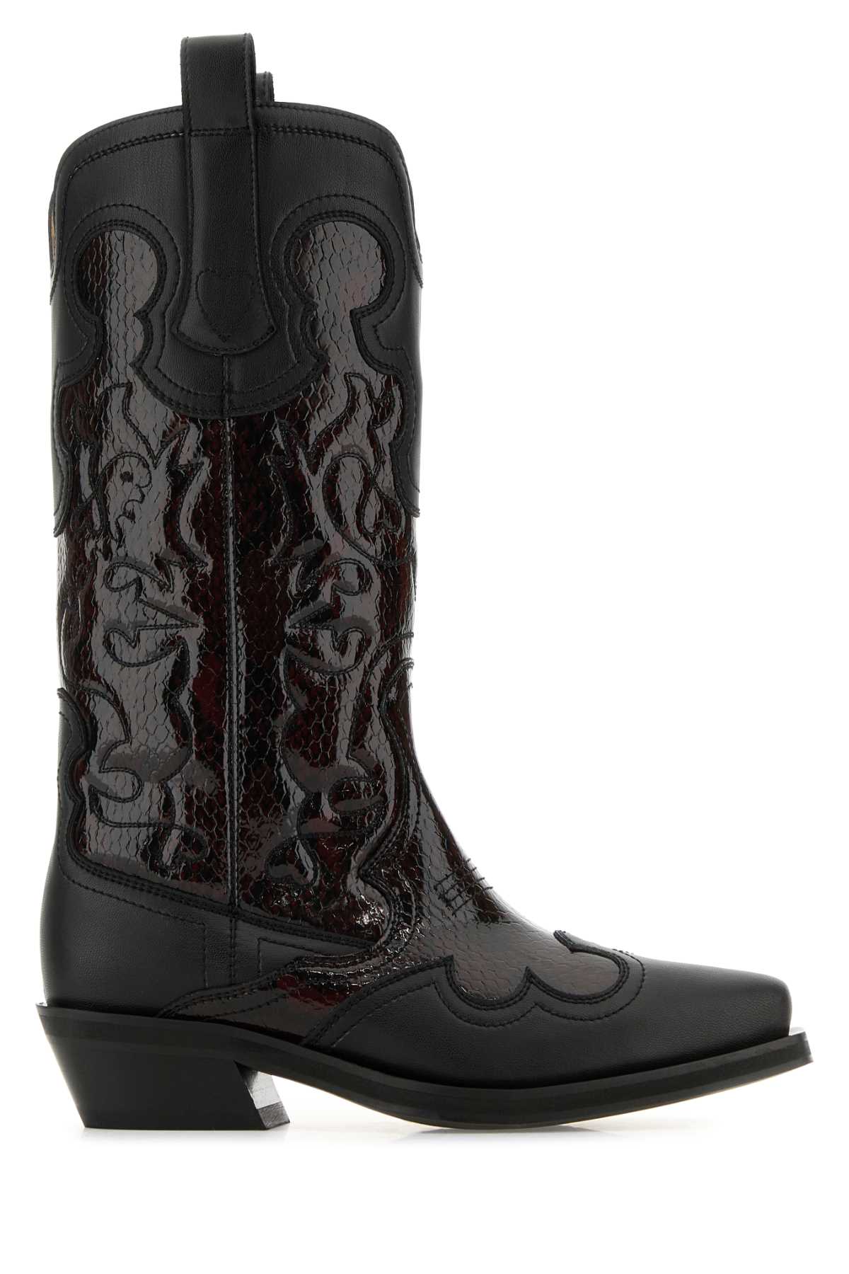 Ganni Shaft Boot — Black