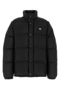 Prada Recycled Nylon Down Jacket — Black