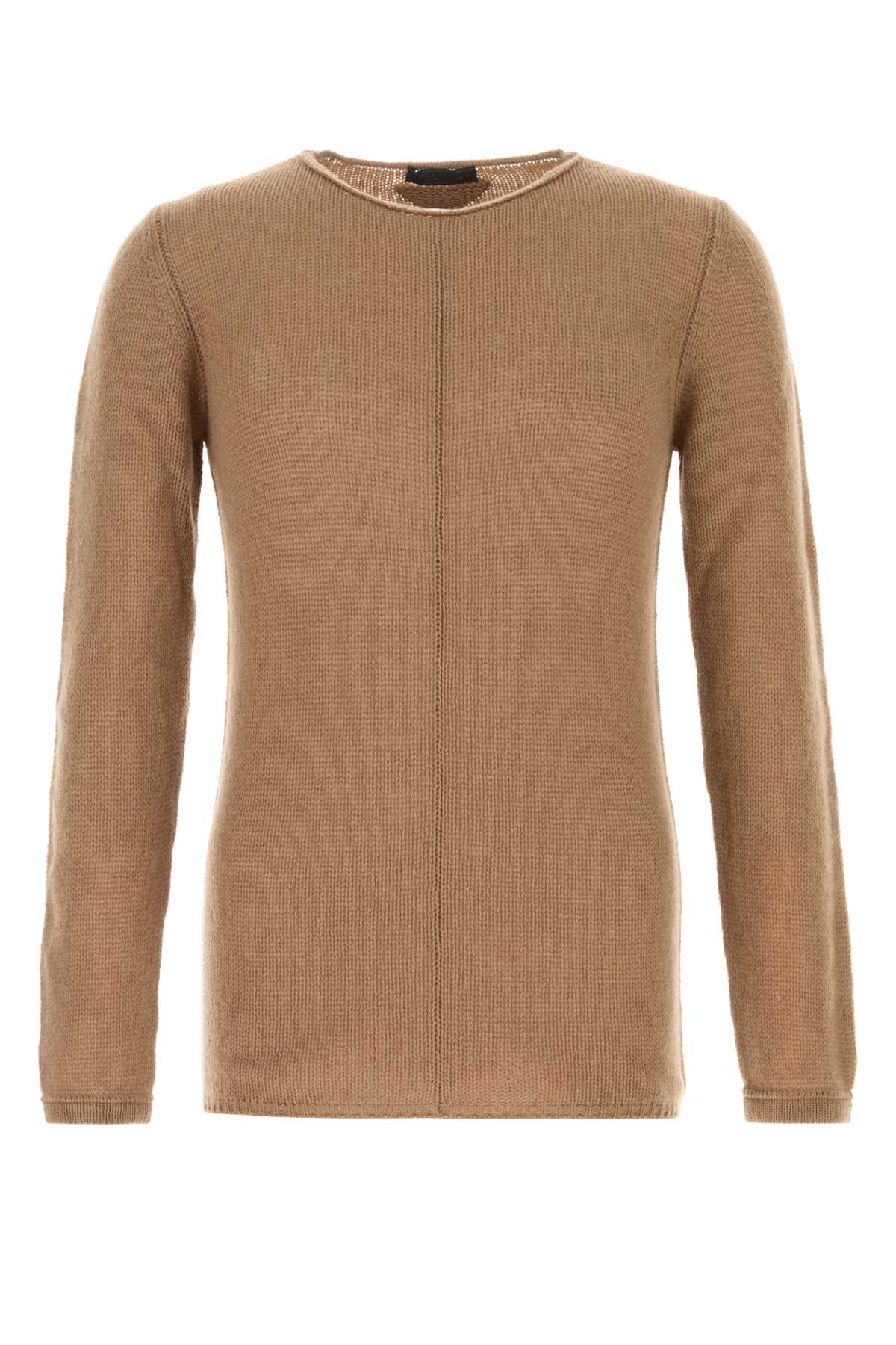 Prada Cashmere Knit Sweater — Beige