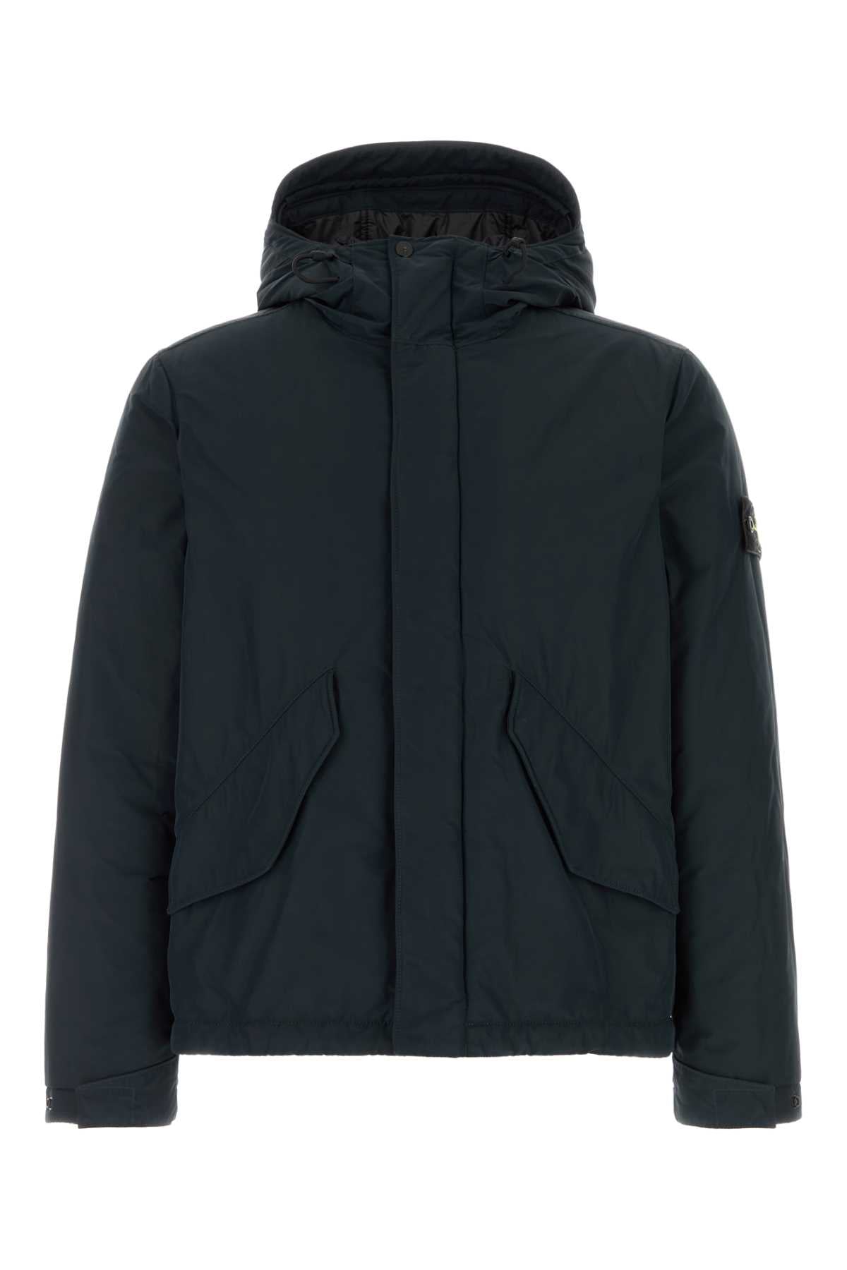Stone Island Parka Down Jacket — Navy