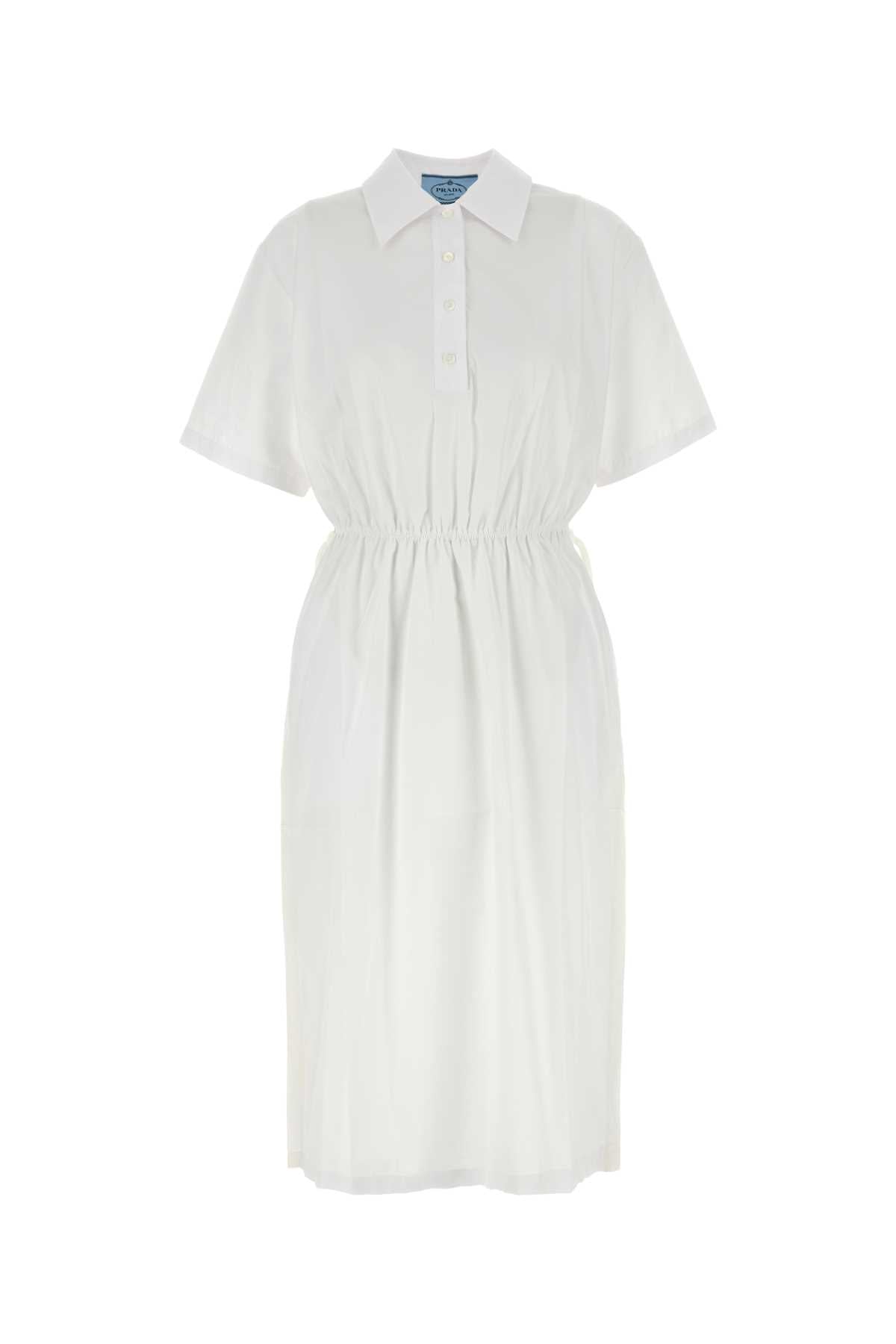 Prada Shirt Dress — White