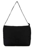 Balenciaga Quilted Fabric Shoulder Bag — Black