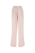 Amiri Viscose Wide-Leg Trousers — Pink