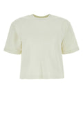 Off-White Logo Jacquard Cotton T-Shirt — White