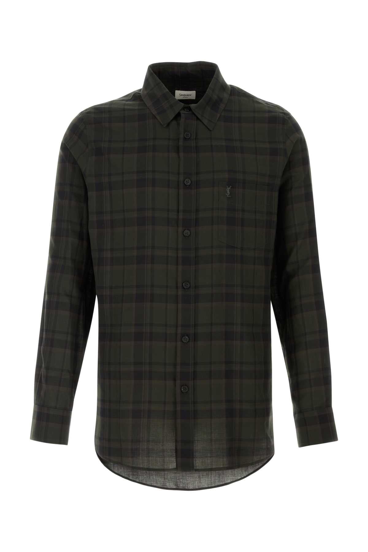 Saint Laurent Shirt Shirt — Gray