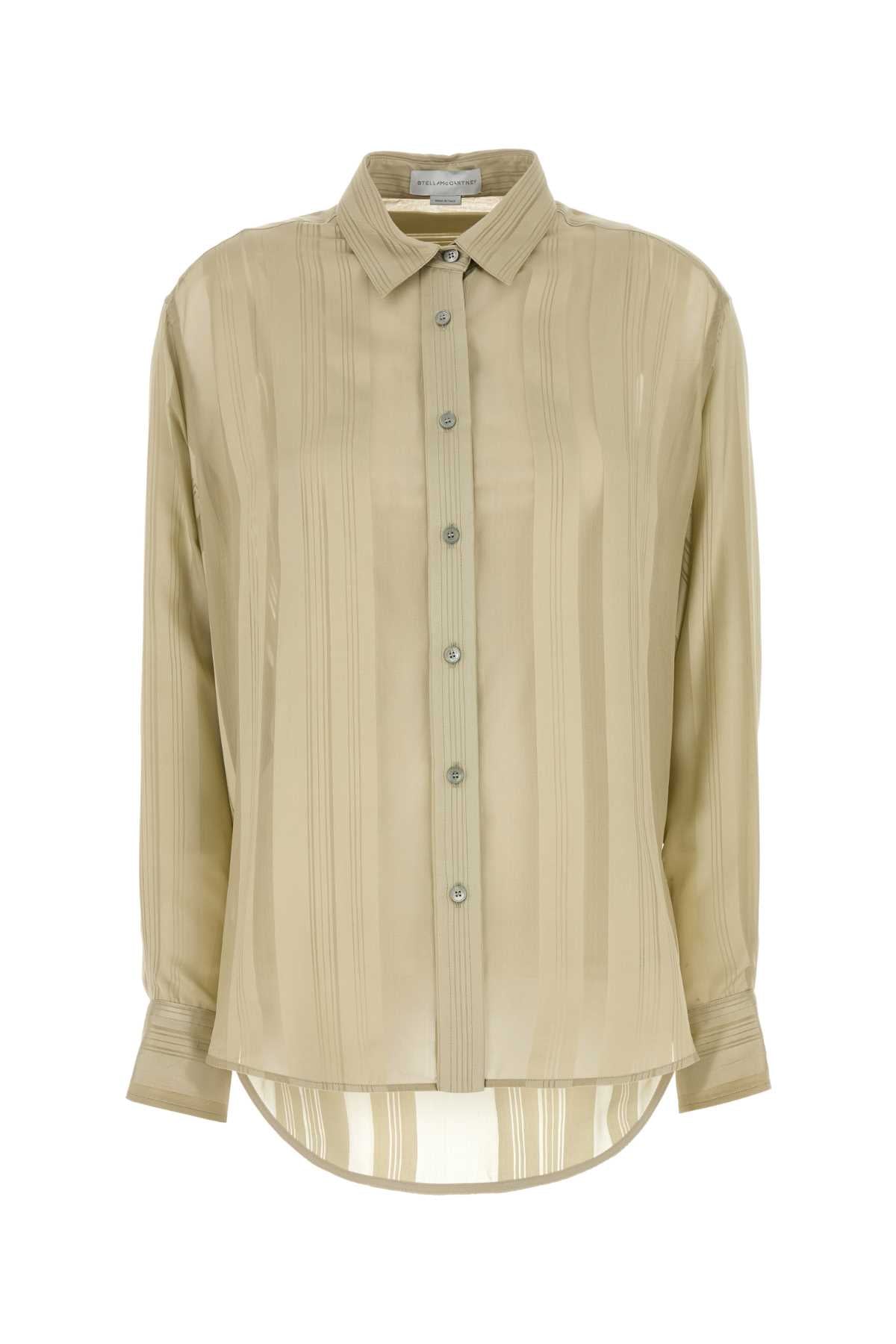 Stella McCartney Spripe Shirt — Beige