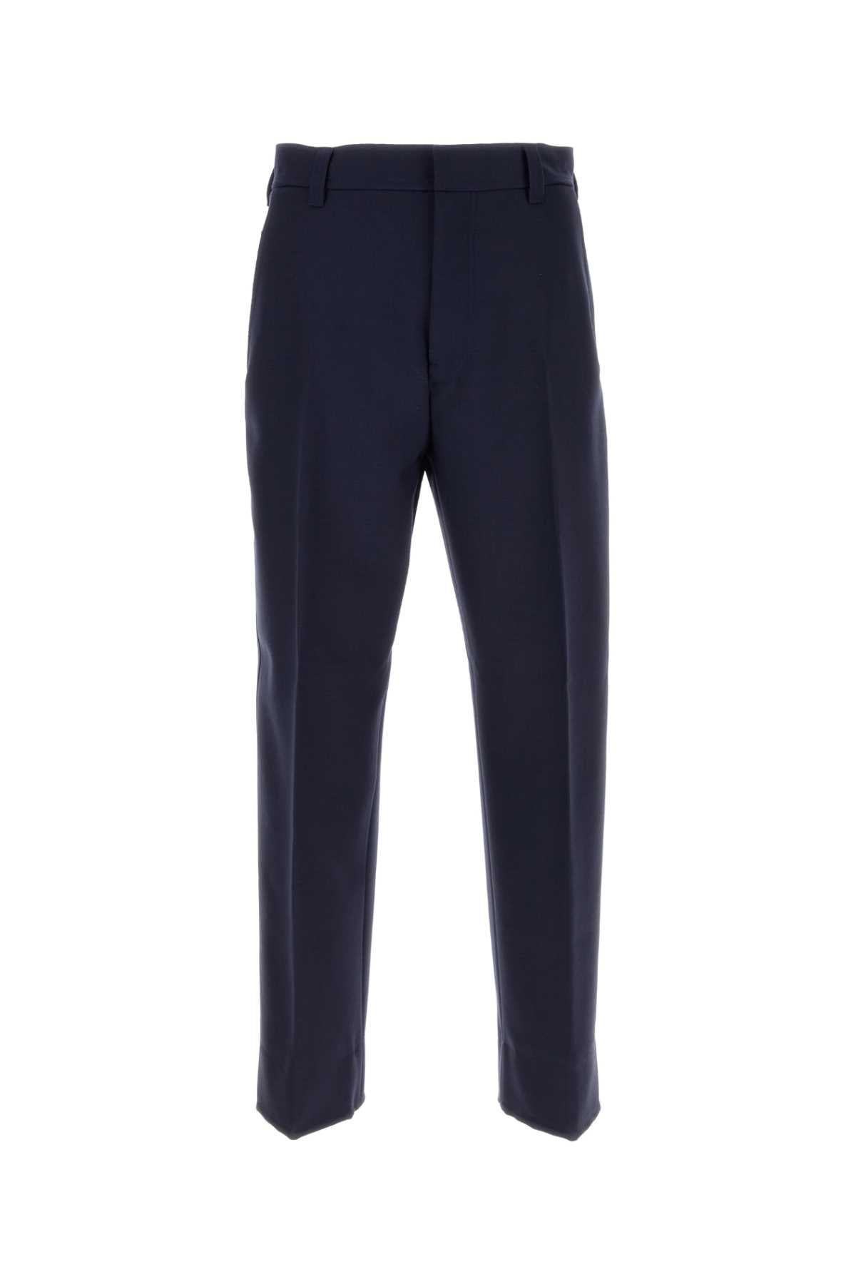 Zegna Wool Trousers — Navy