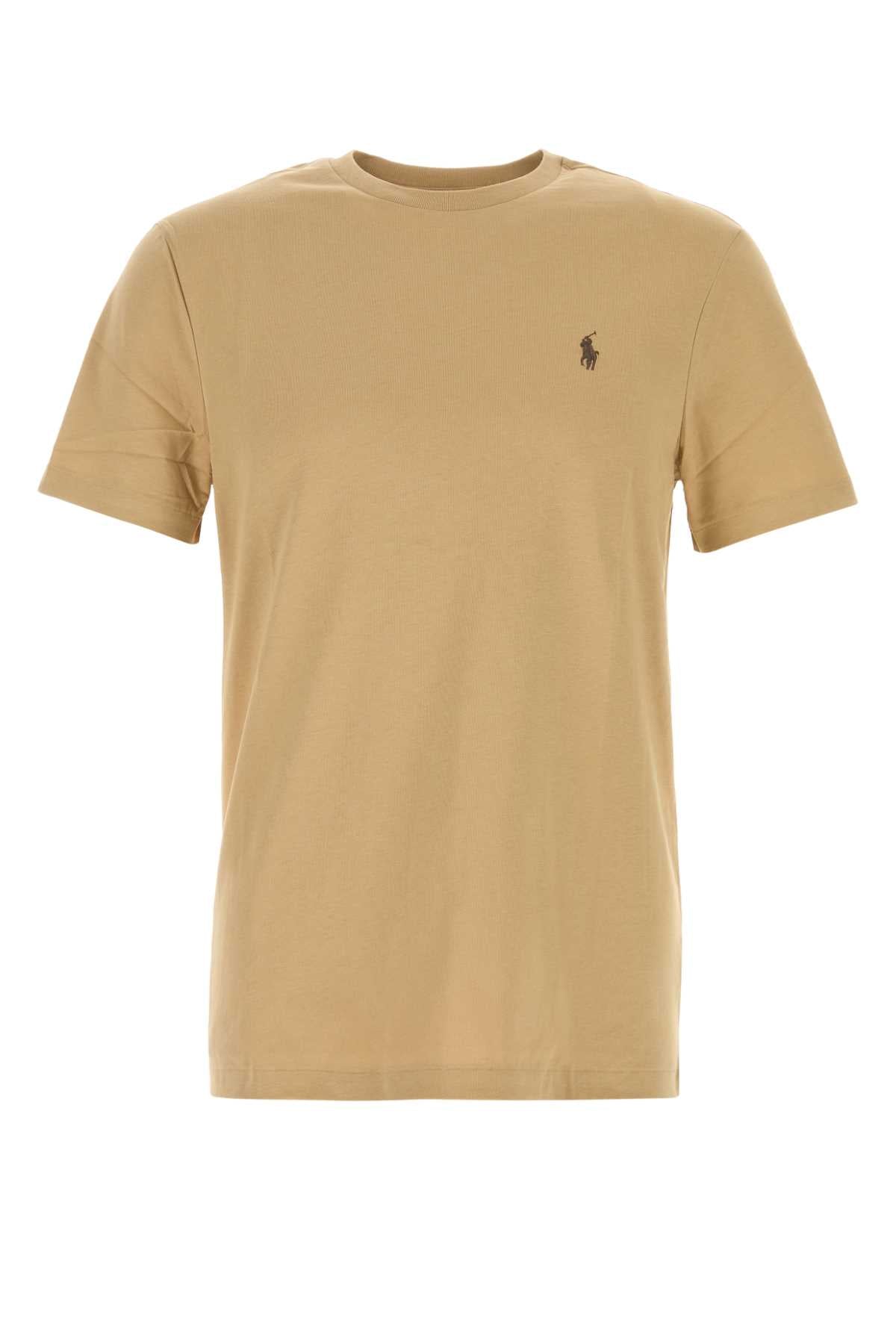 Polo Ralph Lauren Cotton T-Shirt — Beige