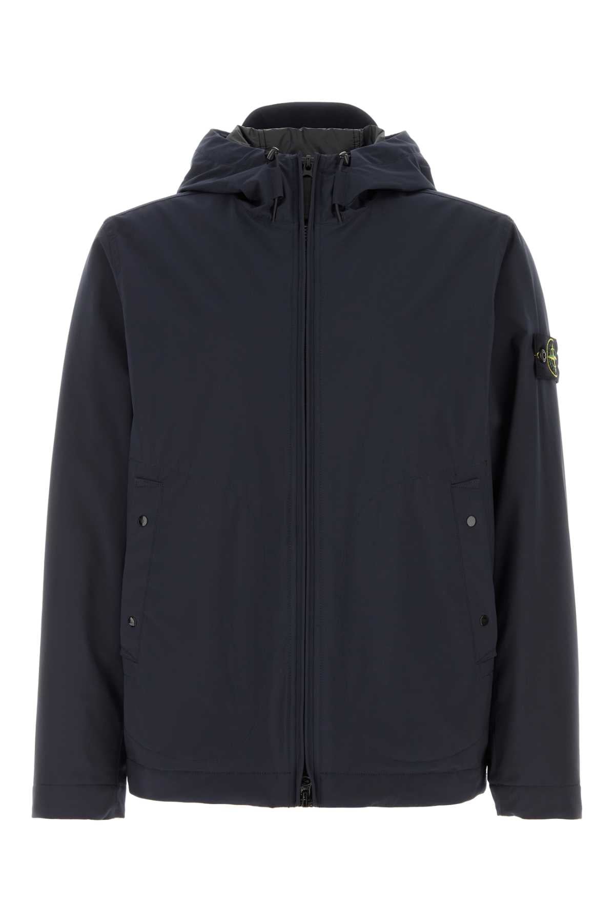 Stone Island Parka Padded Jacket — Navy