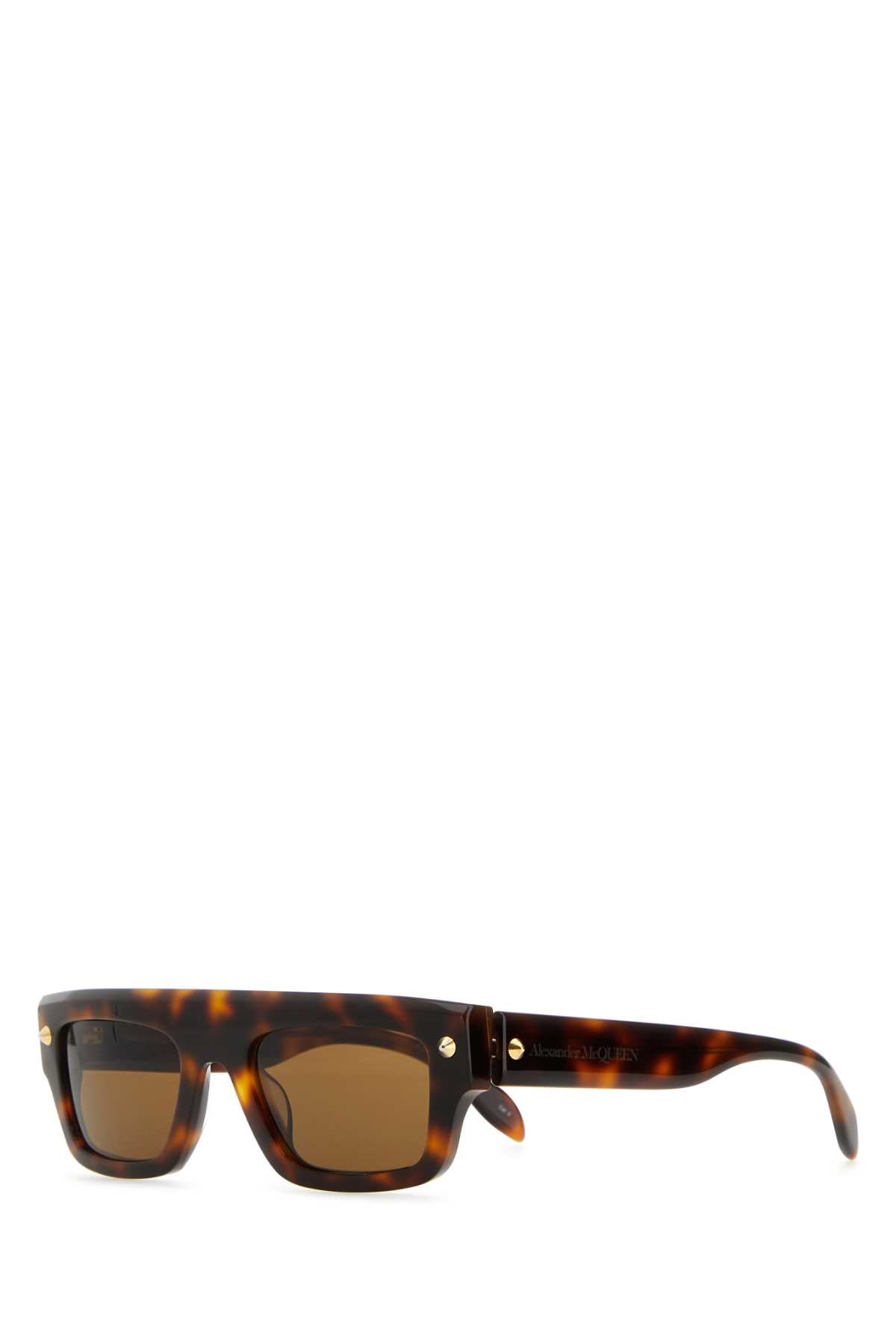 Alexander McQueen OCCHIALI Tortoiseshell Acetate Sunglasses — Brown
