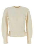 Alexander McQueen Chevron Corset Sweater — White
