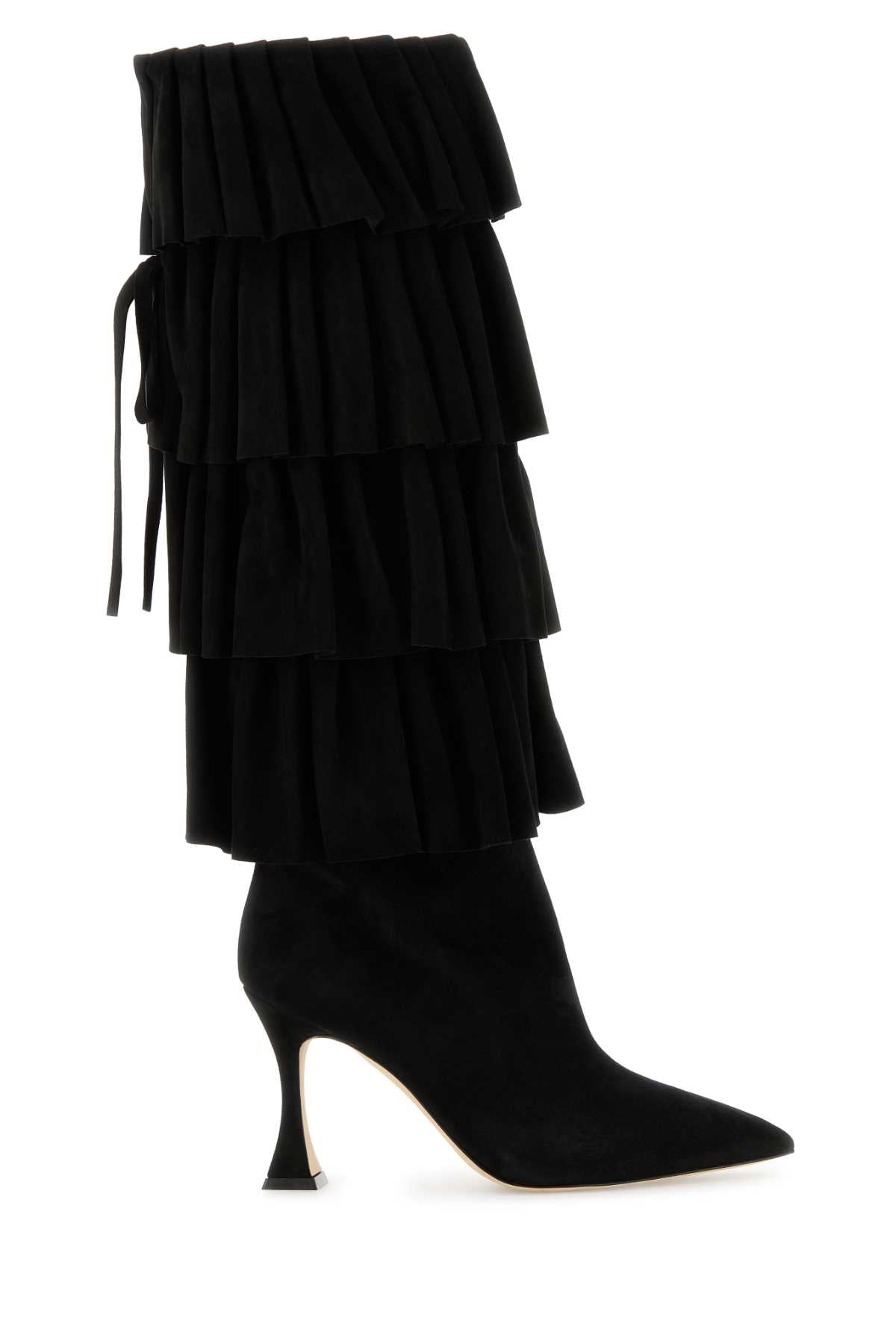 Manolo Blahnik Miralone Boot — Black