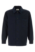 Saint Laurent Downtown Overshirt — Navy
