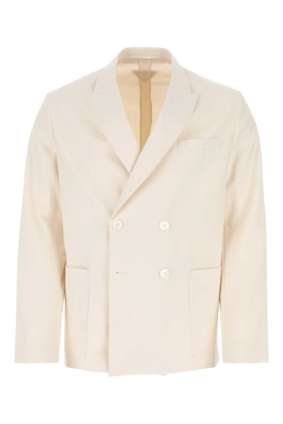 Prada Cotton Blazer — Beige
