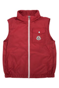 Moncler Jr Sacide Vest — Red