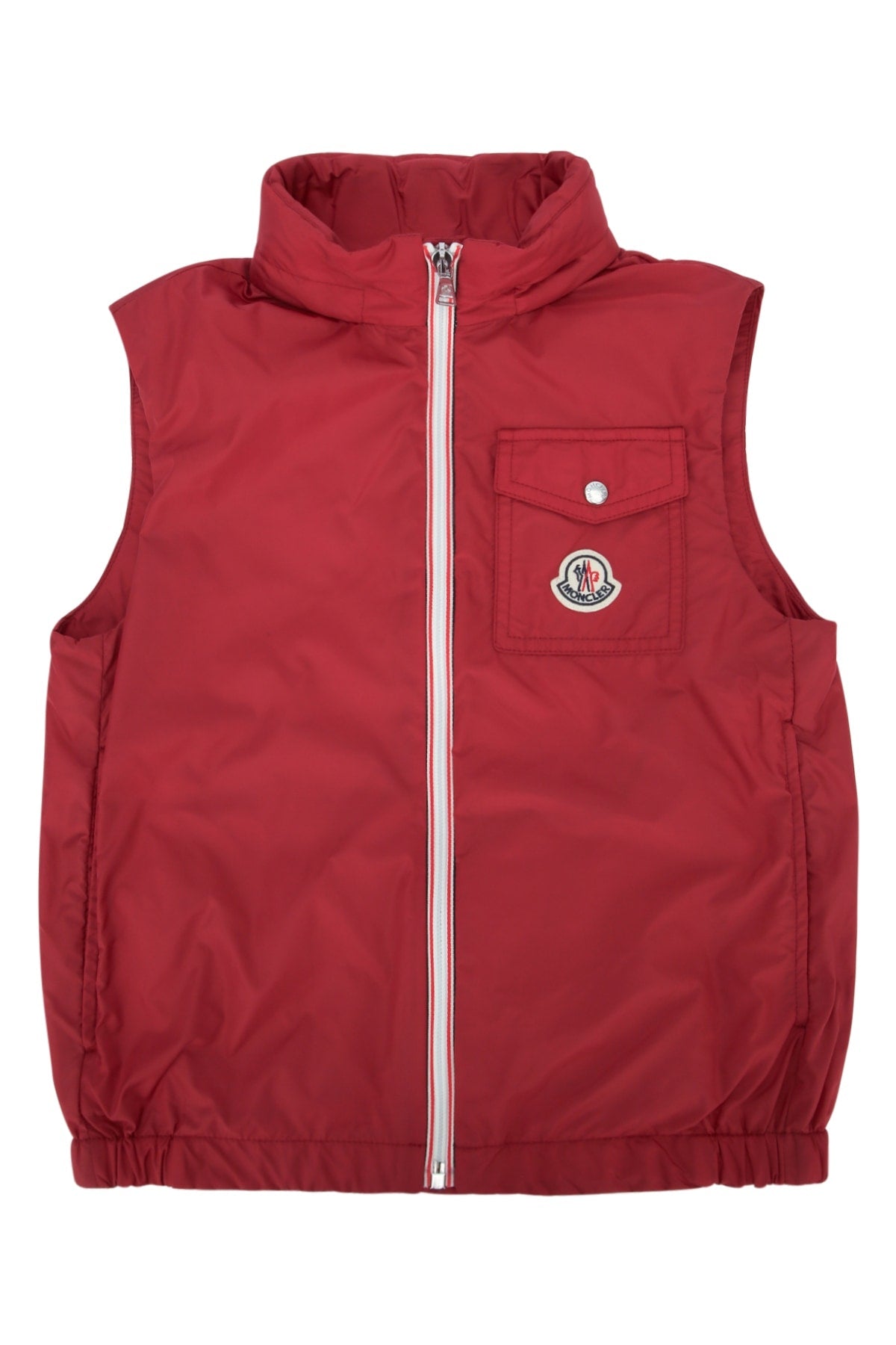 Moncler Jr Sacide Vest — Red