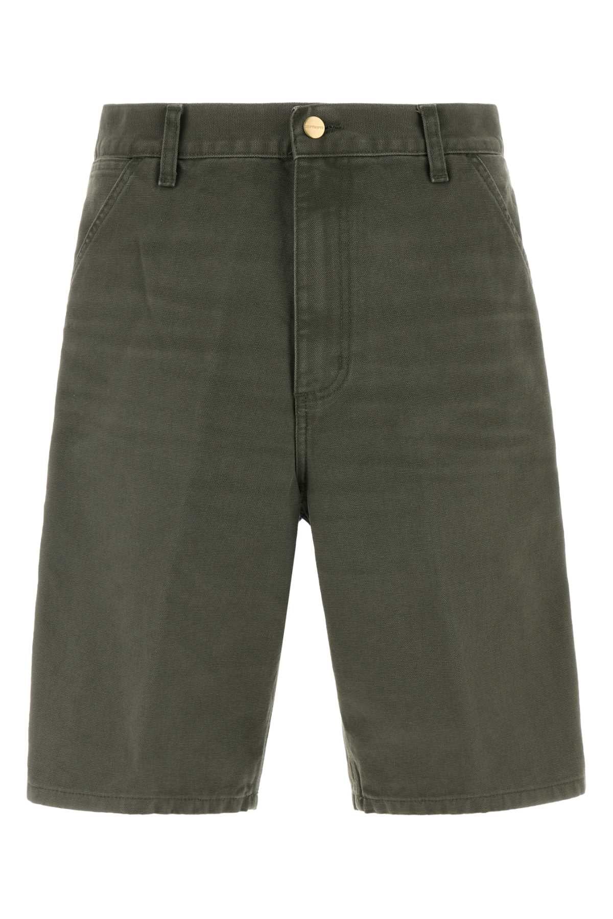 Carhartt Wip Knee Shorts — Green