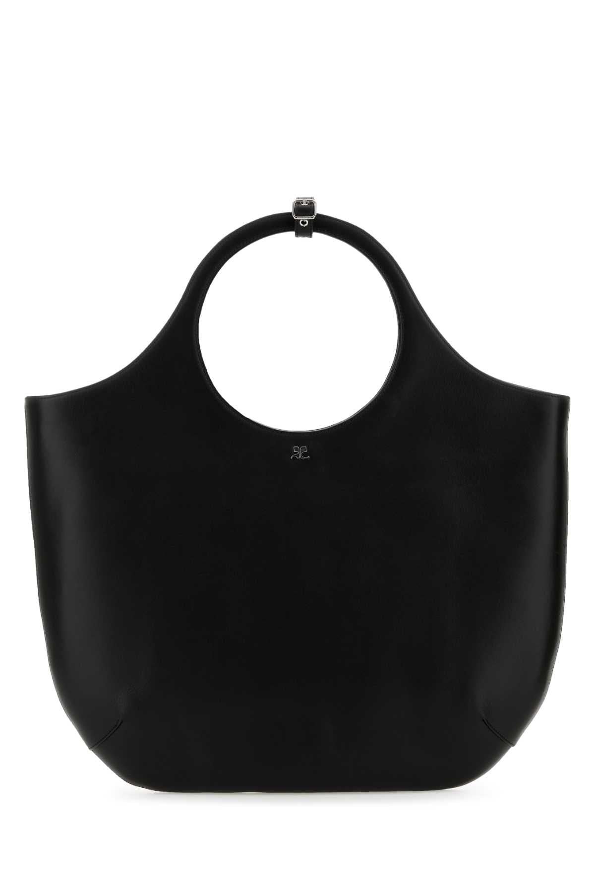 Courreges Holy Top Handle Bag — Black