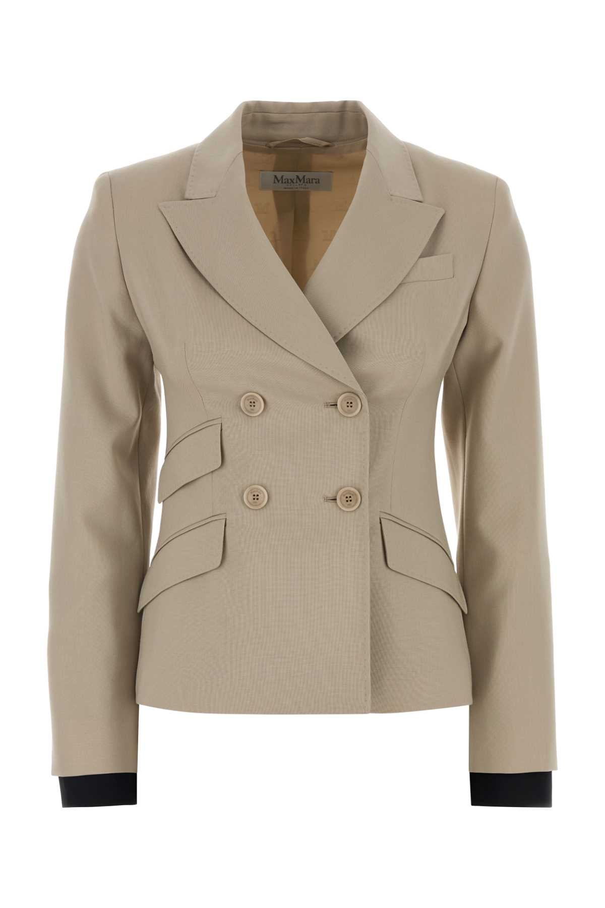 Max Mara Placido Blazer — Beige