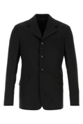 Blazer Jil Sander de lana virgen — Negro