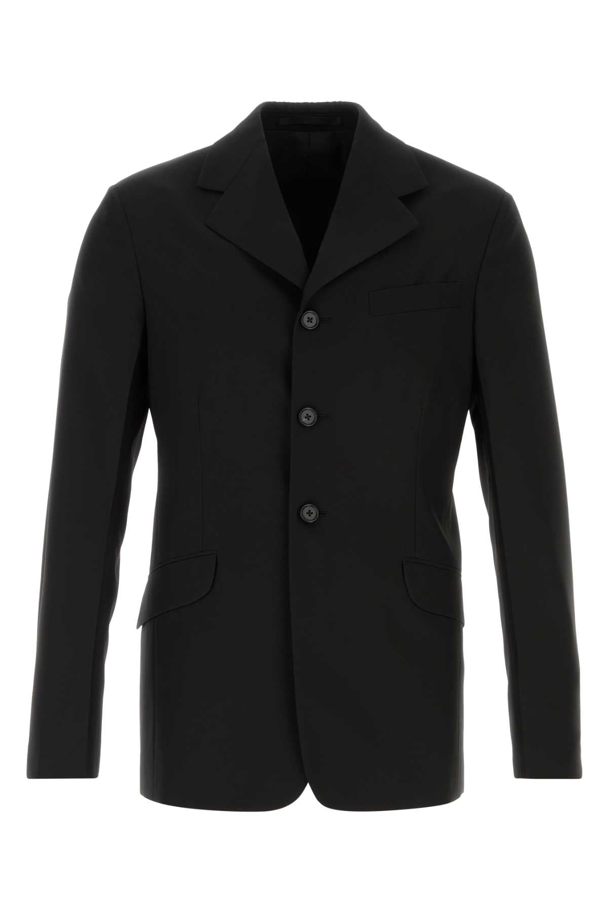 Blazer Jil Sander de lana virgen — Negro