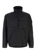 Stone Island Nylon Quilted Overshirt — Black