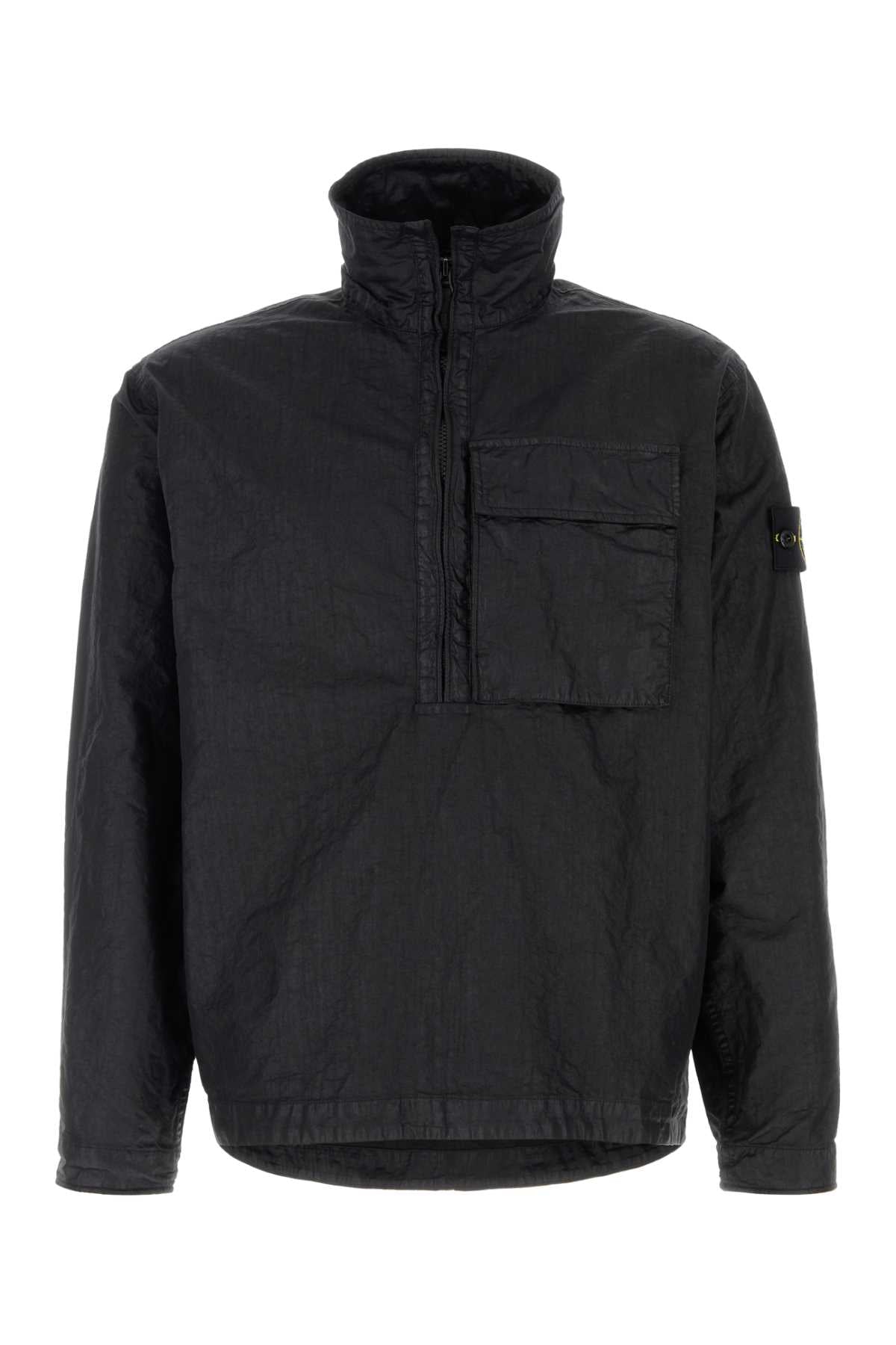 Stone Island Nylon Quilted Overshirt — Black
