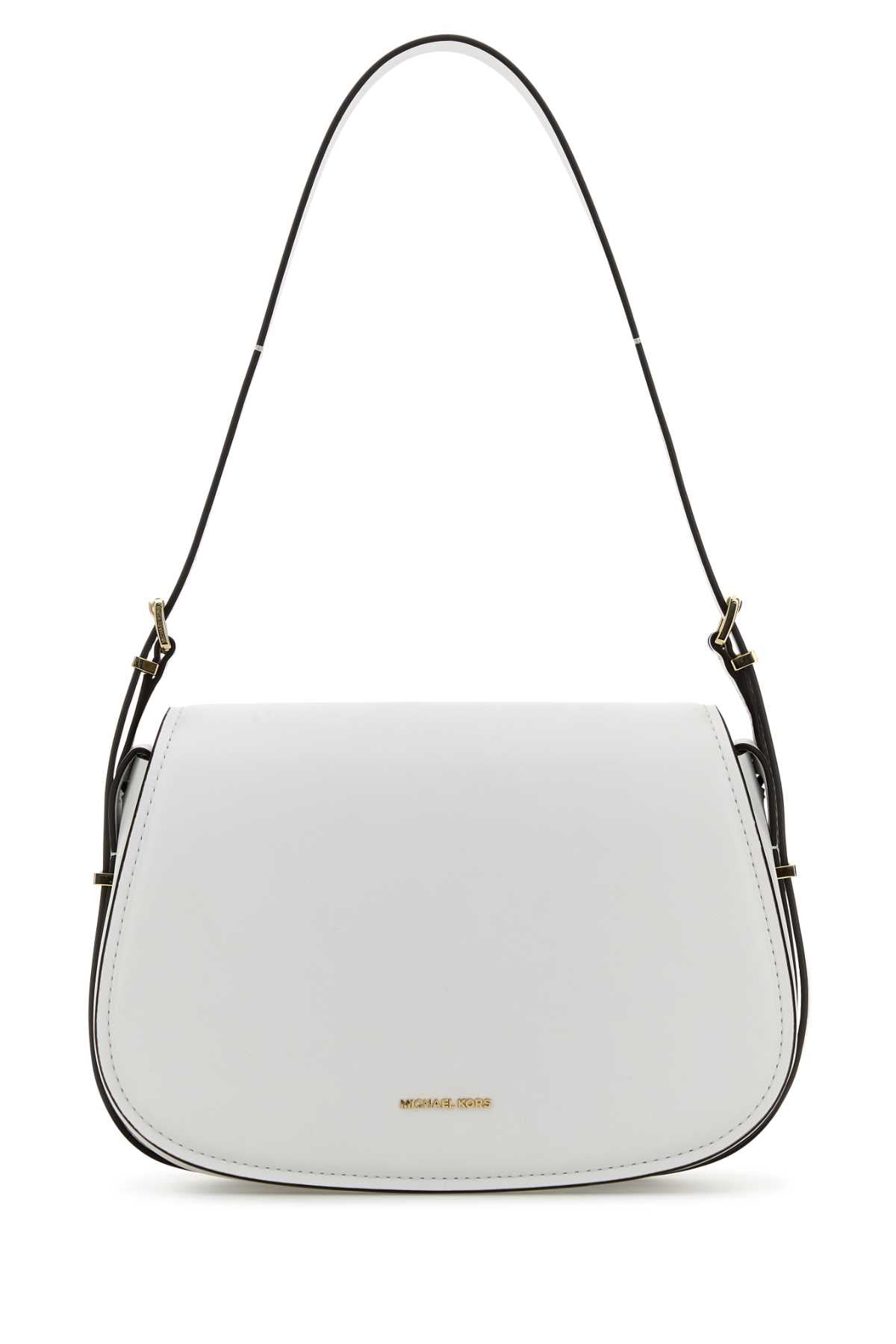 Michael By Michael Kors Moore Shoulder Bag — White