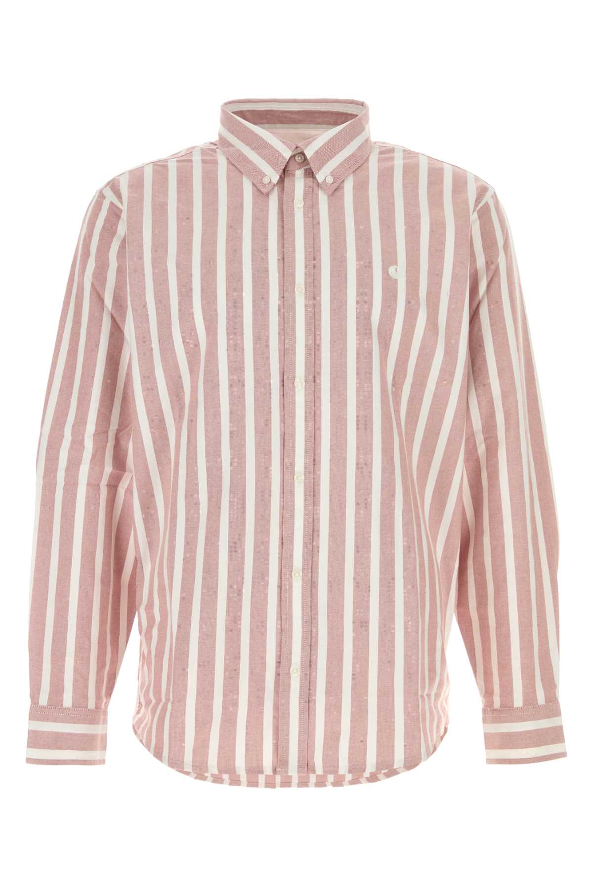 Carhartt Wip Striped Oxford Shirt — Pink