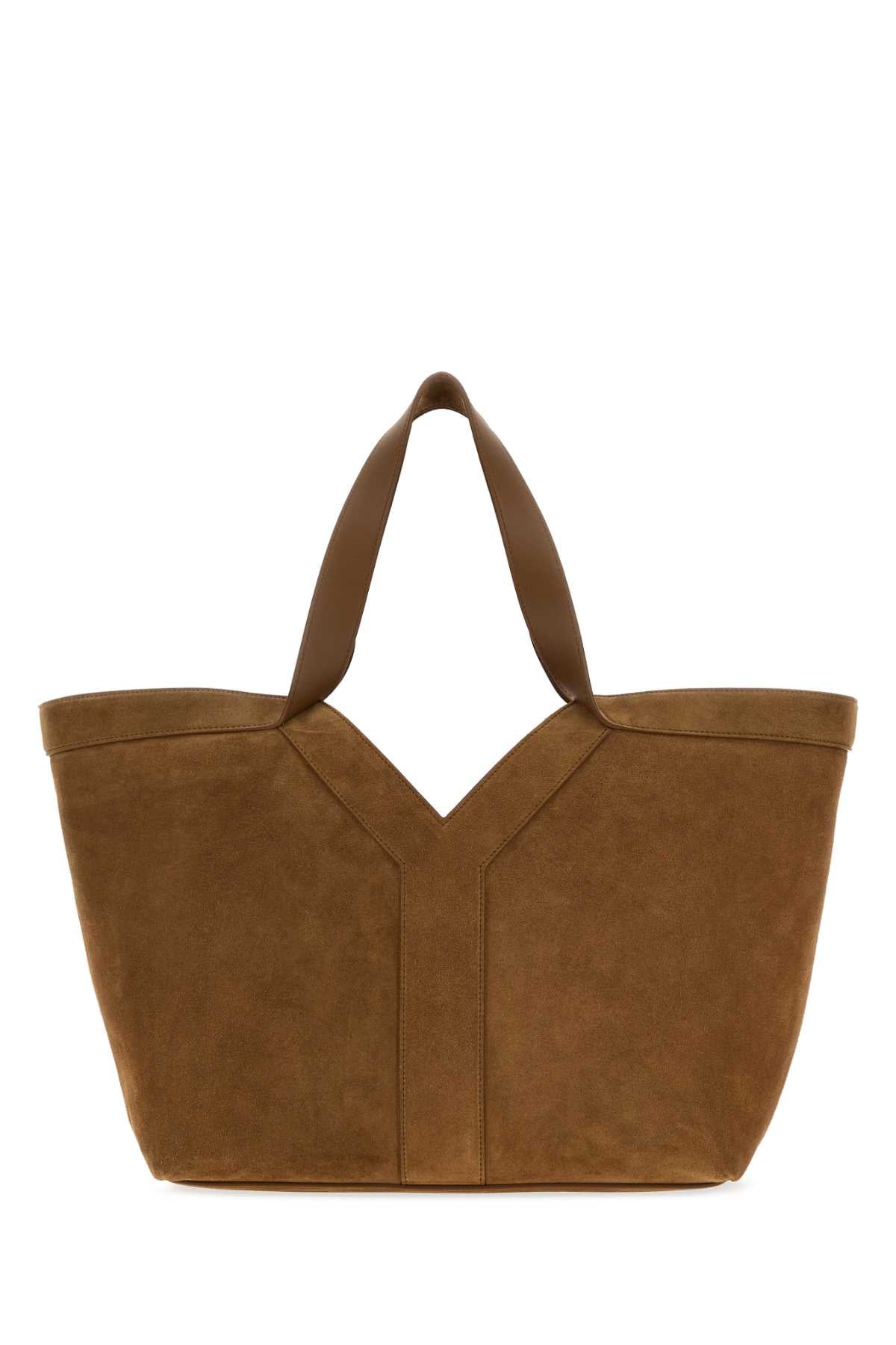 Saint Laurent Tote Tote Bag — Brown