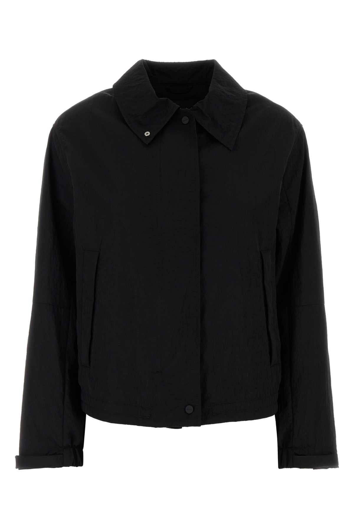 Herno Nylon Shirt Jacket Jacket — Black