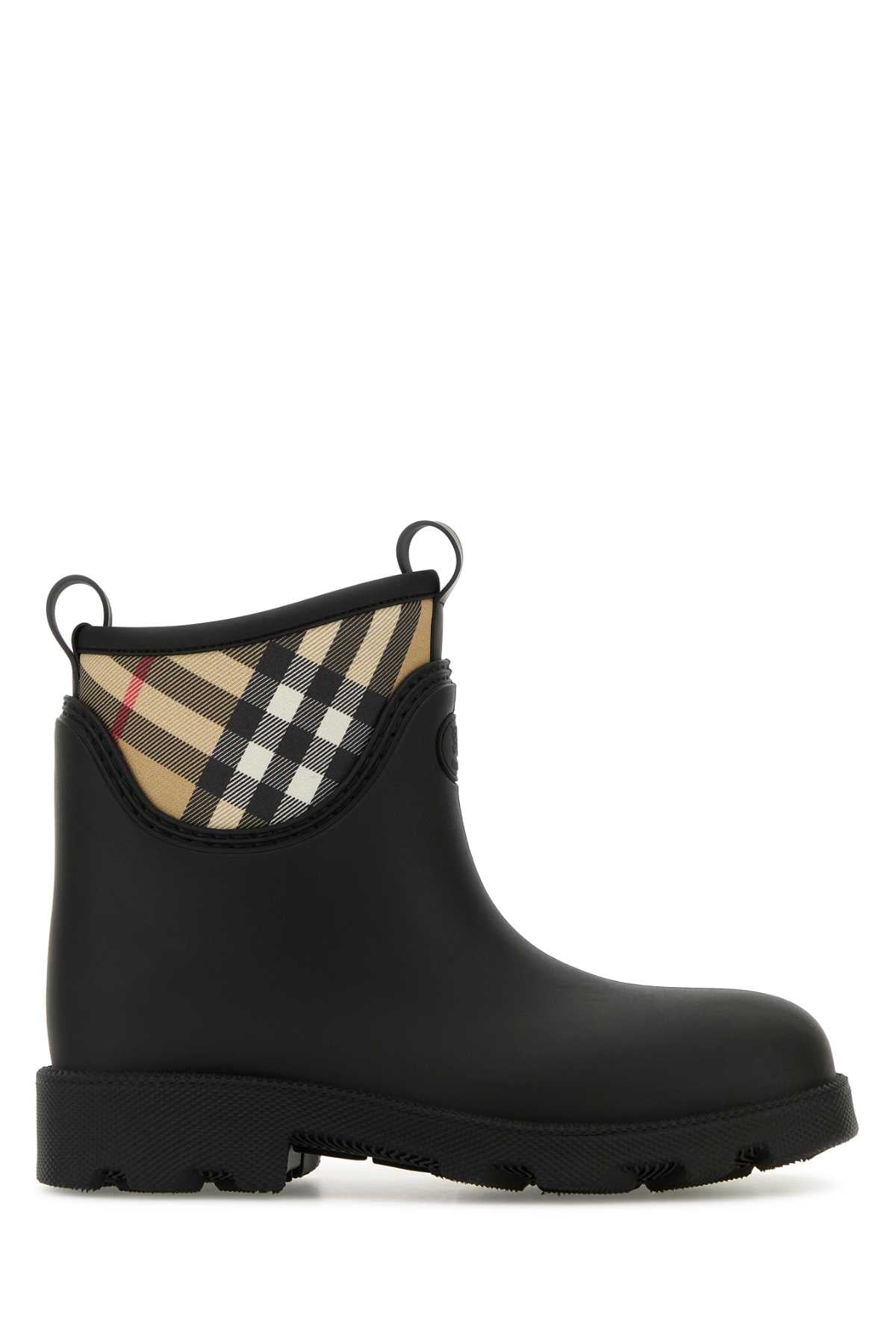 Burberry Marsh Stamp Ankle Boot — Black