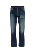 Visvim Distressed Denim Jeans — Blue
