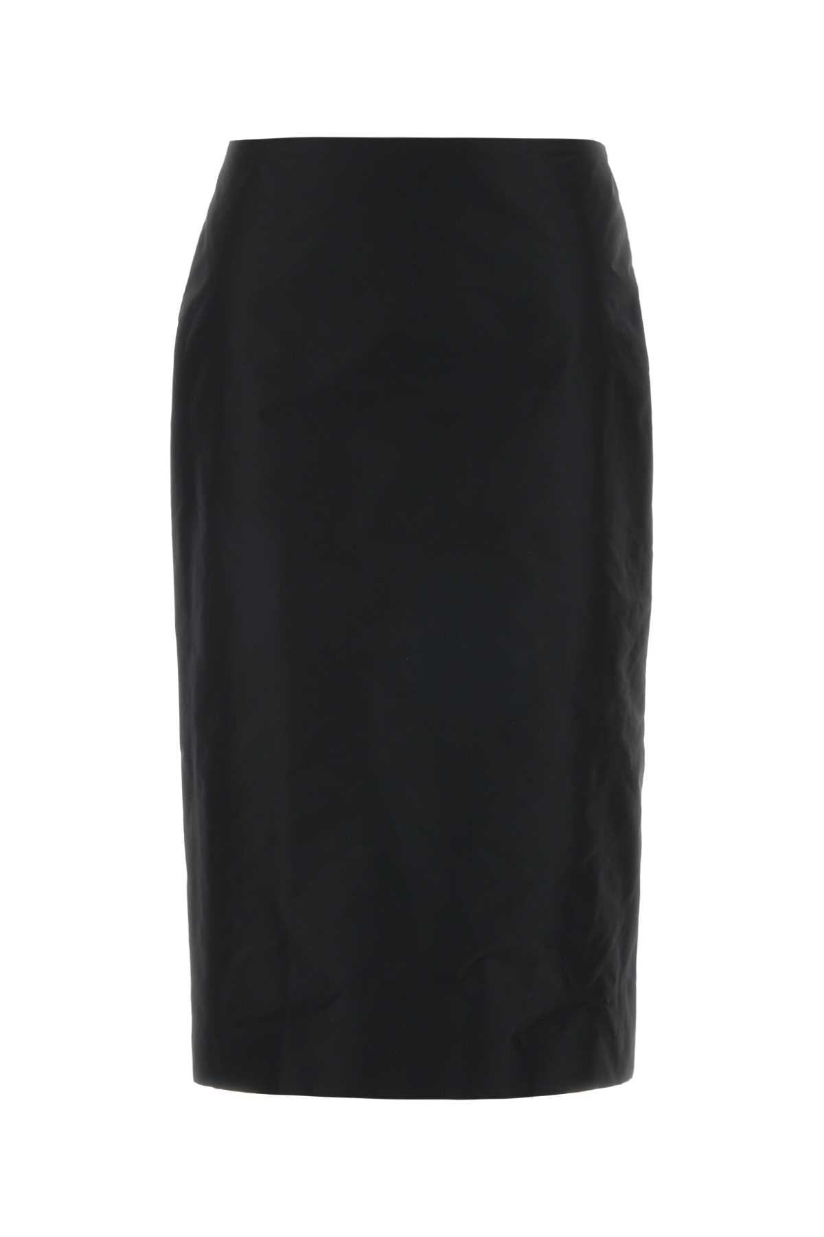 Jil Sander Faille Skirt — Black