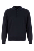 Brioni Cashmere-Silk Blend Polo — Navy