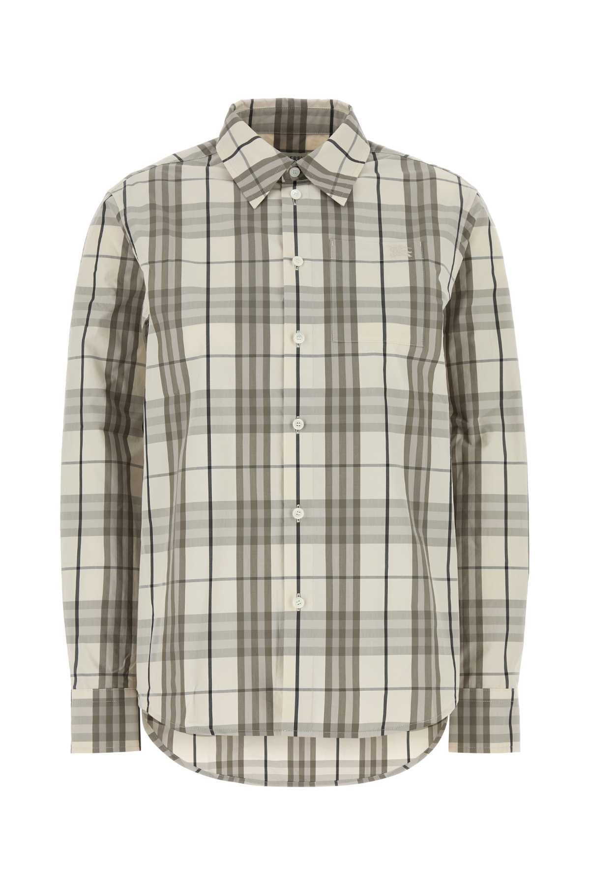 Burberry Woven Shirt — Beige
