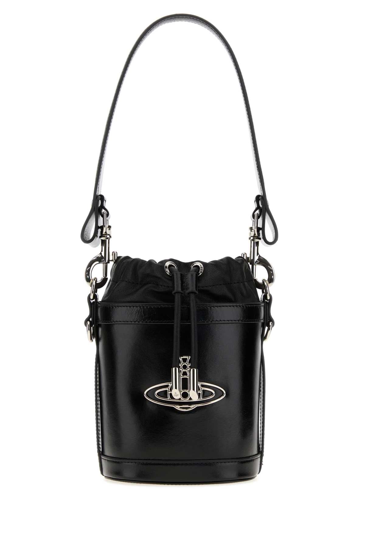 Vivienne Westwood Kitty Bucket Bag — Black