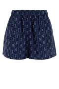 Tory Burch Paisley Shorts — Navy