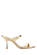 Stuart Weitzman Slide Mule — Gold