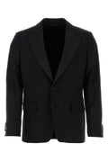 Etro Stretch Wool Blazer — Black