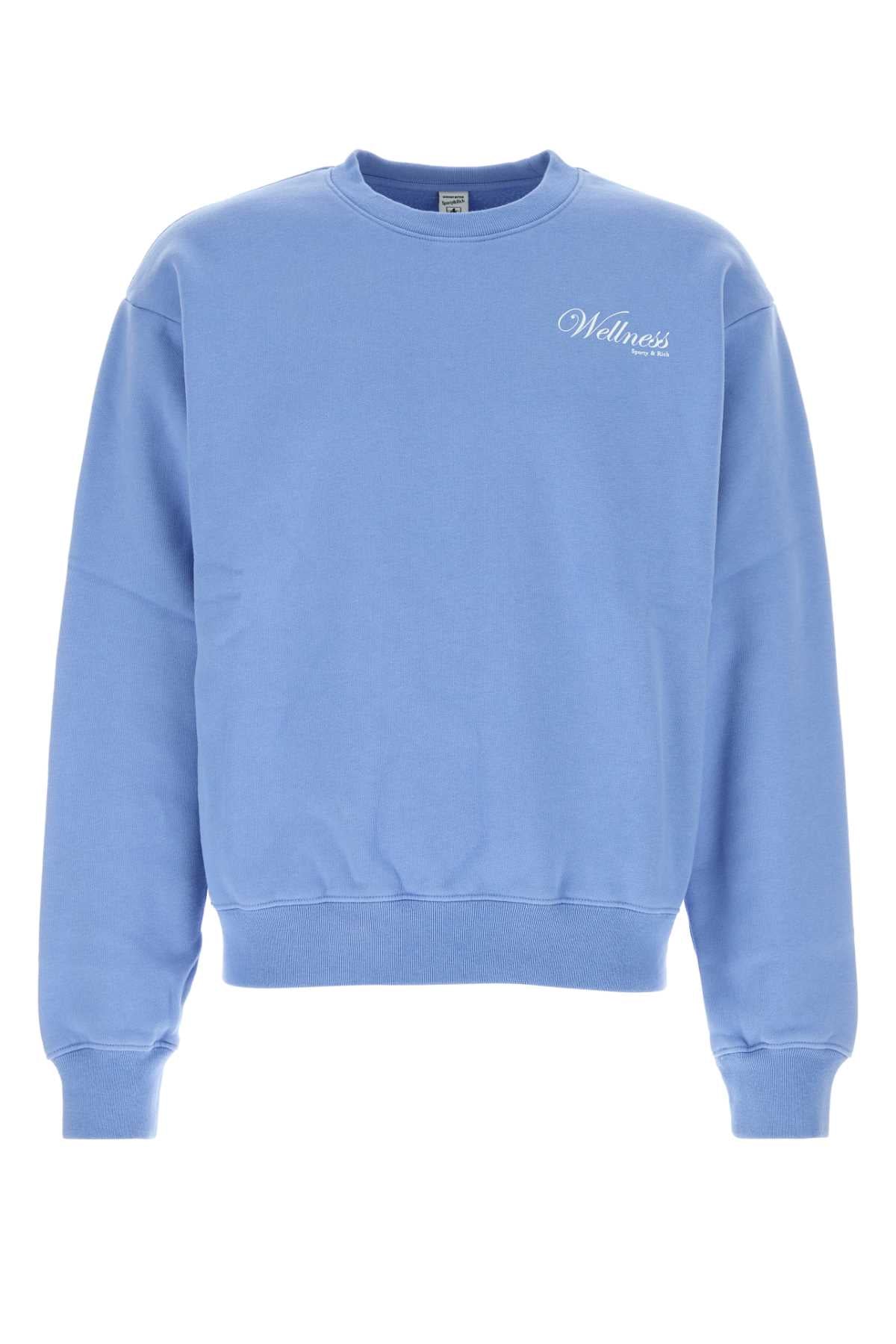 Sporty & Rich Crewneck Sweatshirt — Blue