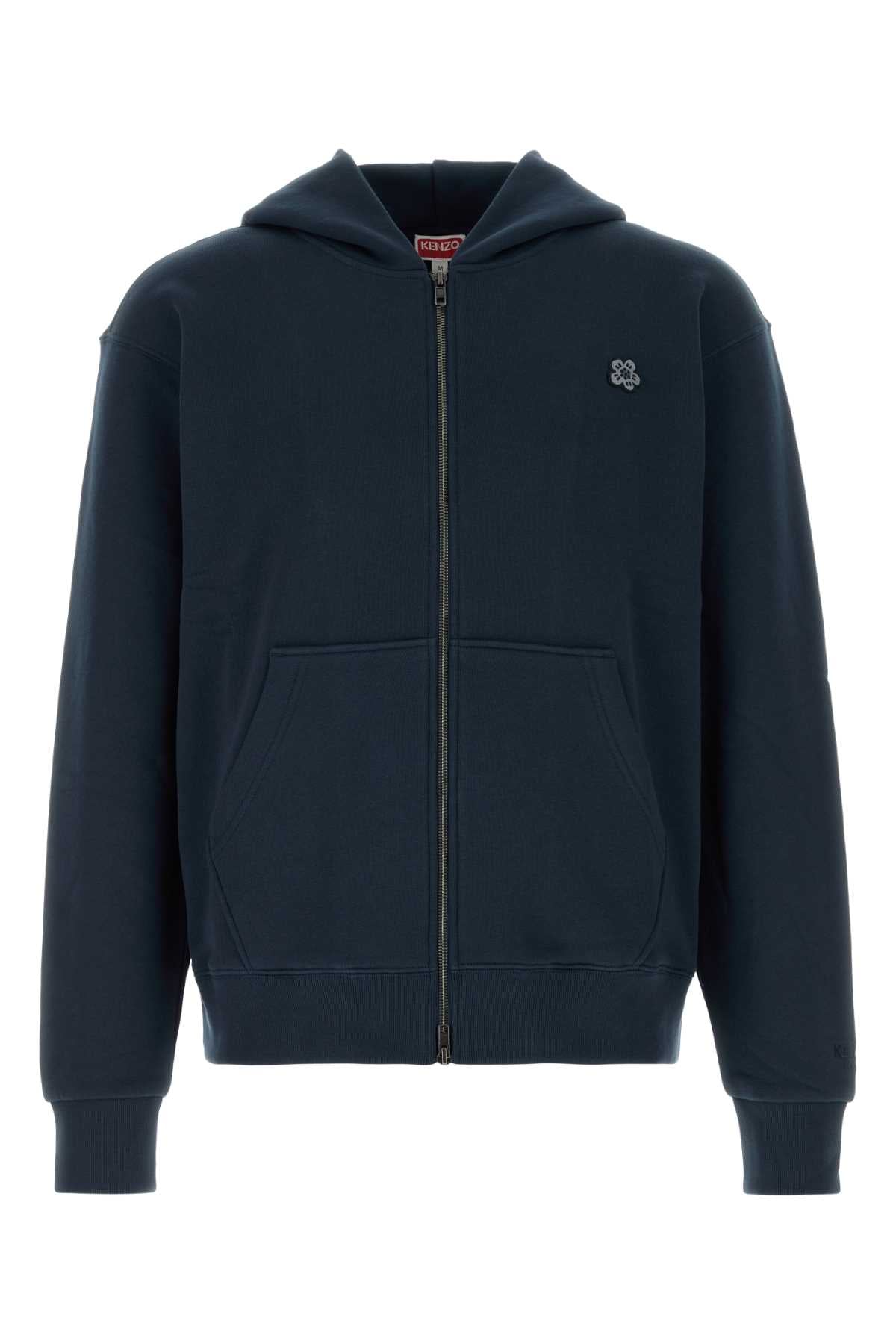 Kenzo Flower Hoodie — Navy