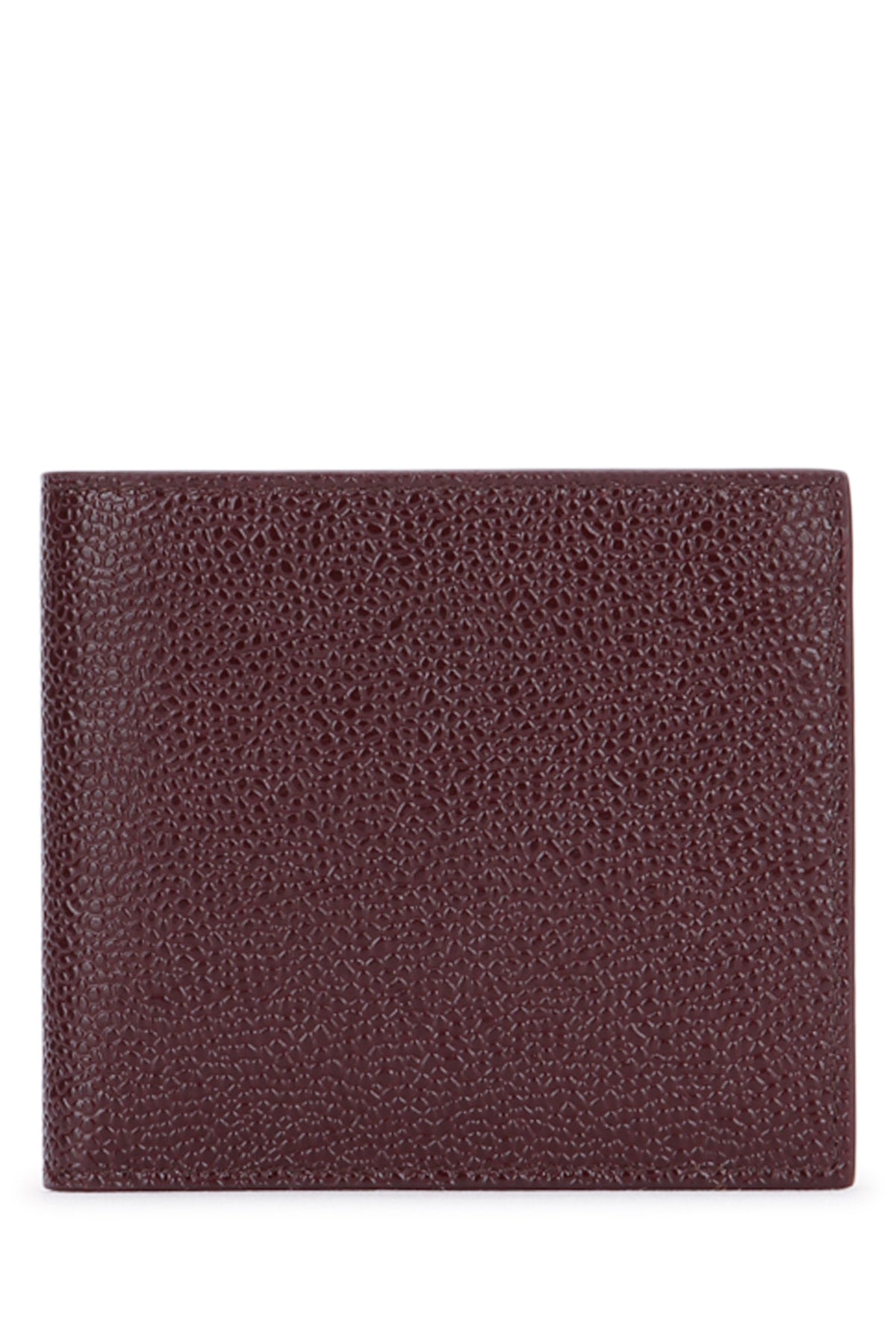 Thom Browne Pebble Wallet — Burgundy