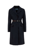 Prada Re-Nylon Trench Coat — Navy