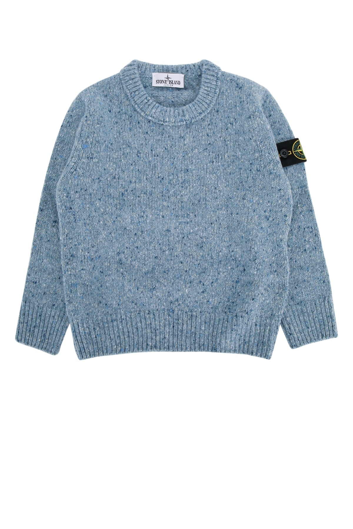 Stone Island Kids Neck Sweater — Blue