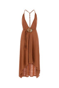 Alanui Inside Dress — Brown