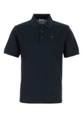 Burberry Cuff Polo Shirt — Navy