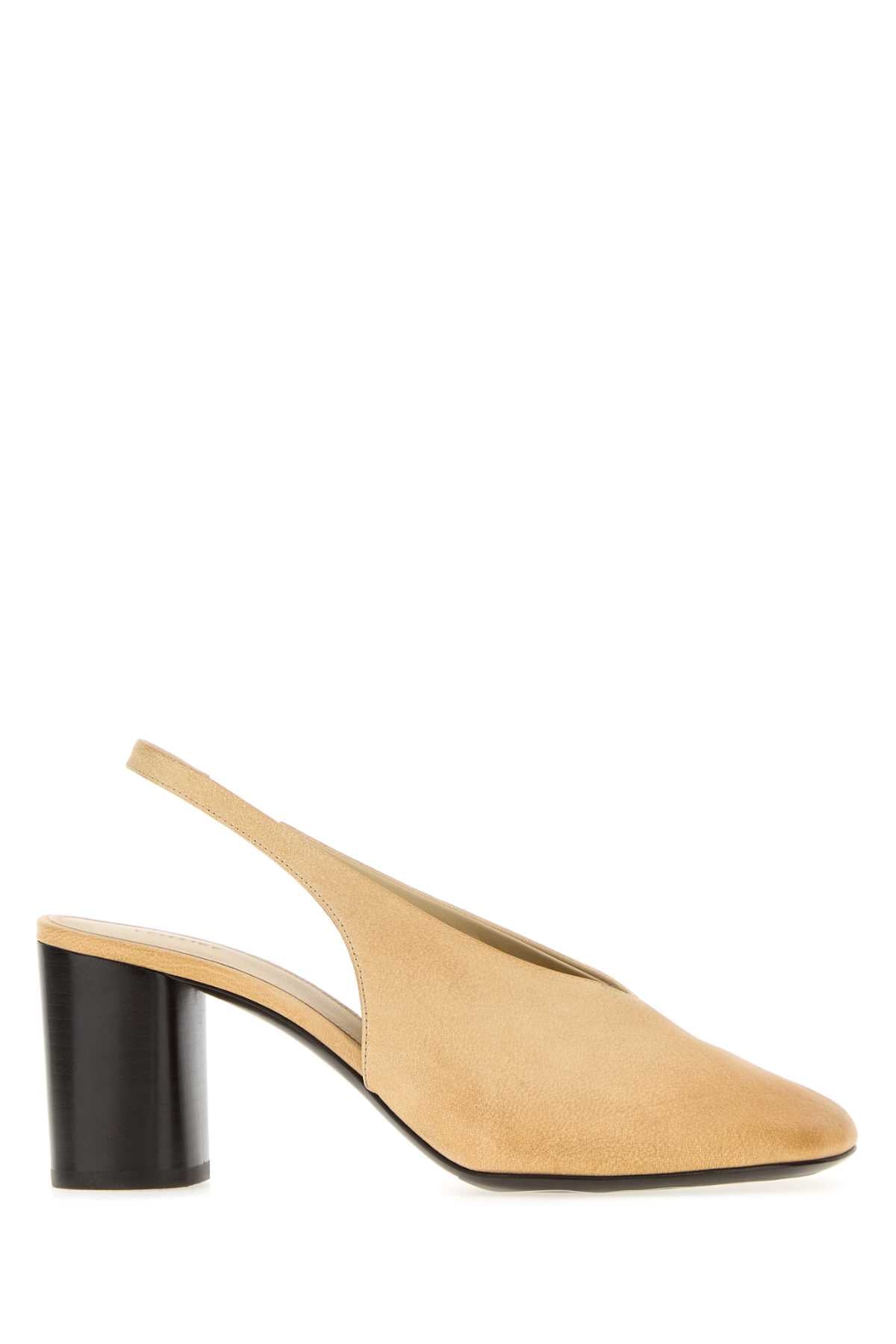 Lemaire Glove Slingback Heel — Beige