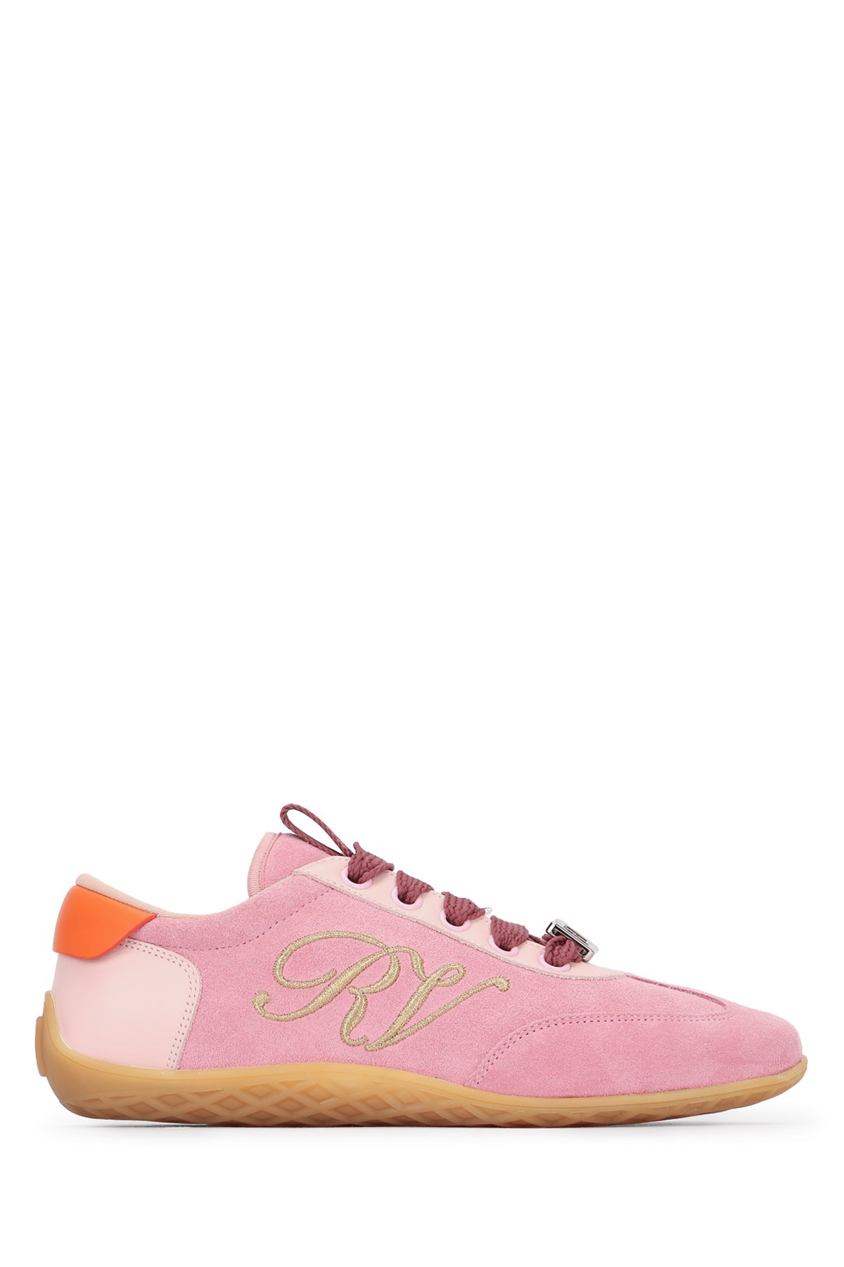 Roger Vivier Viv Low Sneaker — Pink